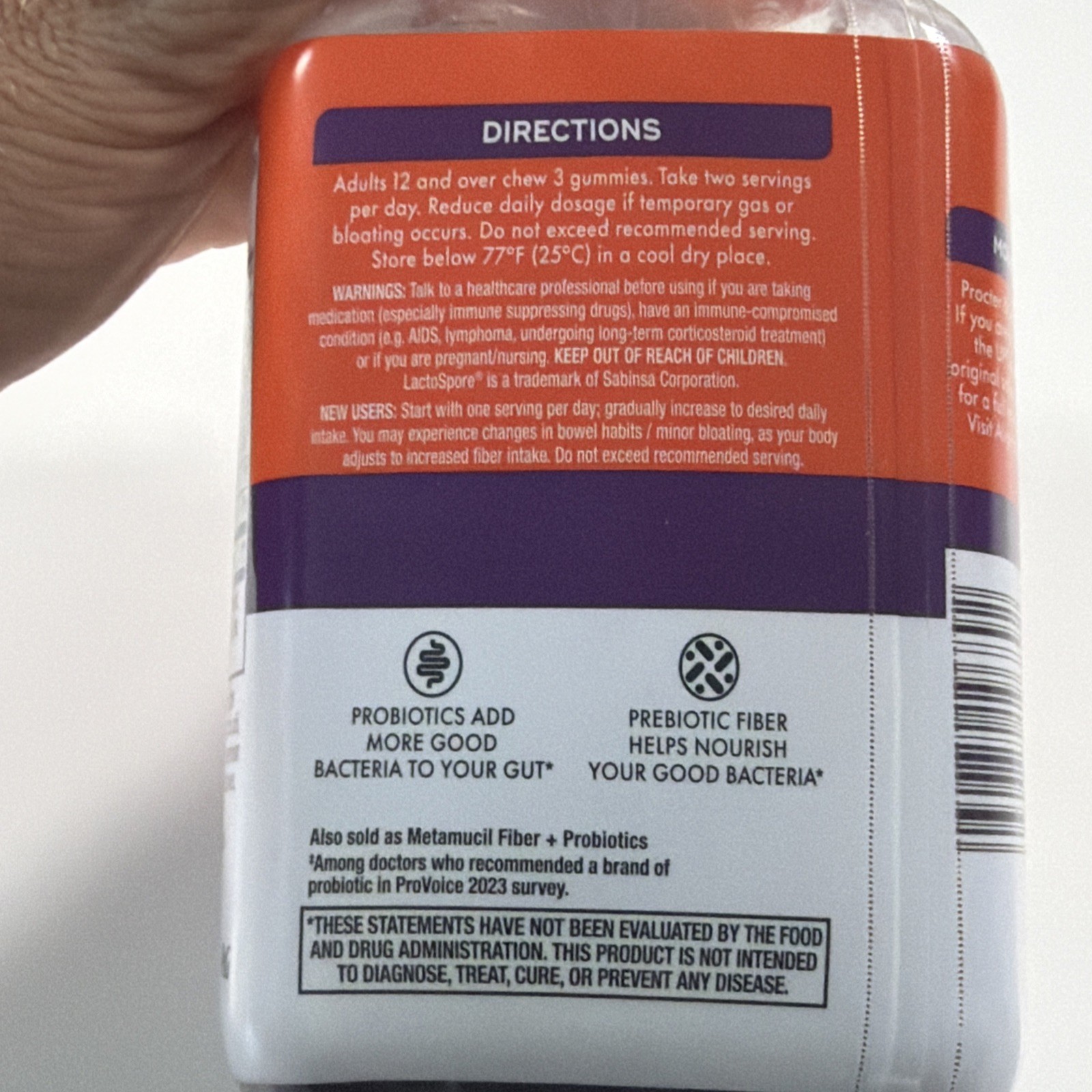Align Probiotics + Fiber Probiotics Relieve Occasional Bloat 02/2027 60 Gummies