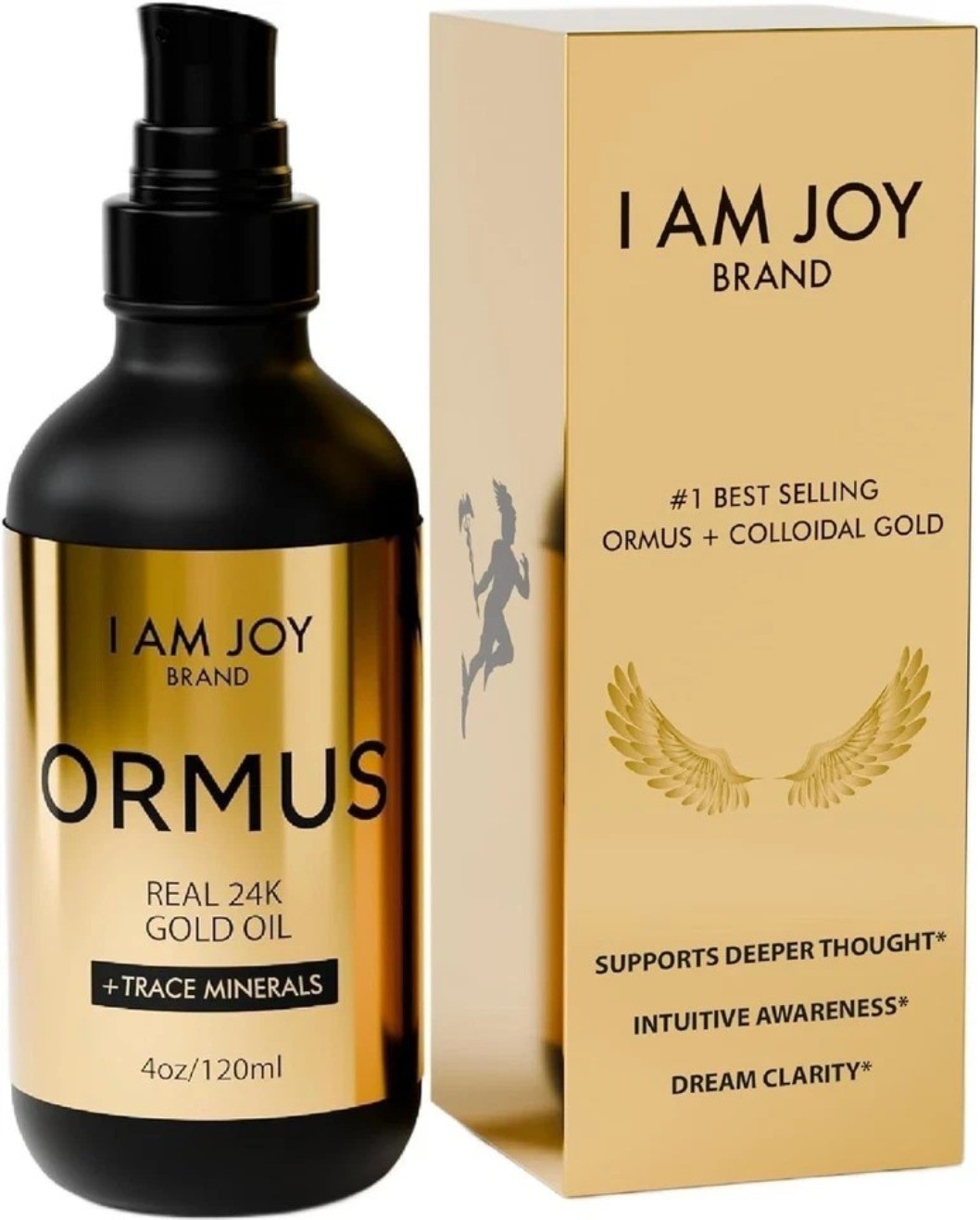 I am Joy Ormus Gold Oil Monoatomic Decalcify Pineal Gland Repair DNA 120ml 4oz