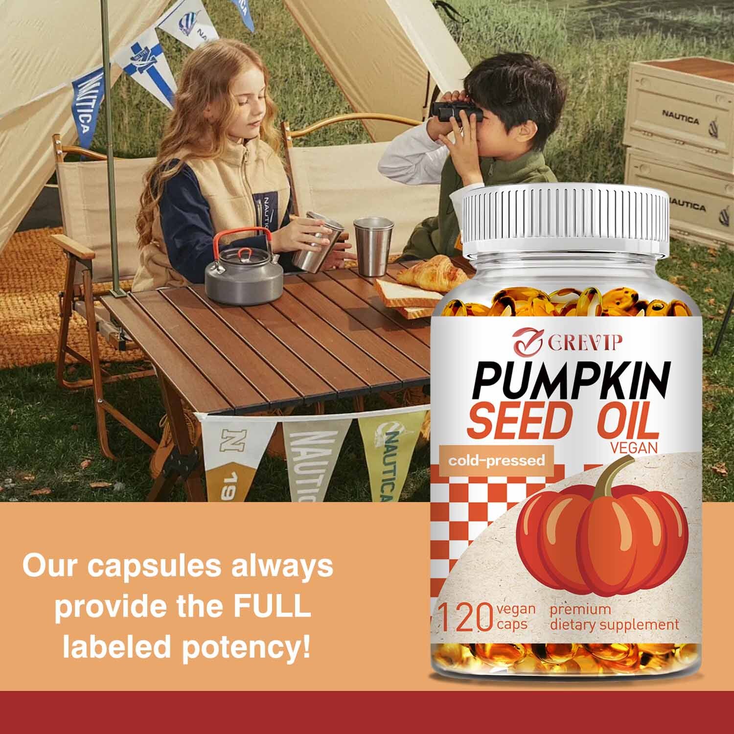 Pumpkin Seed Oil – Support Prostate, Urinary & Bladder Health, for Hair Growth