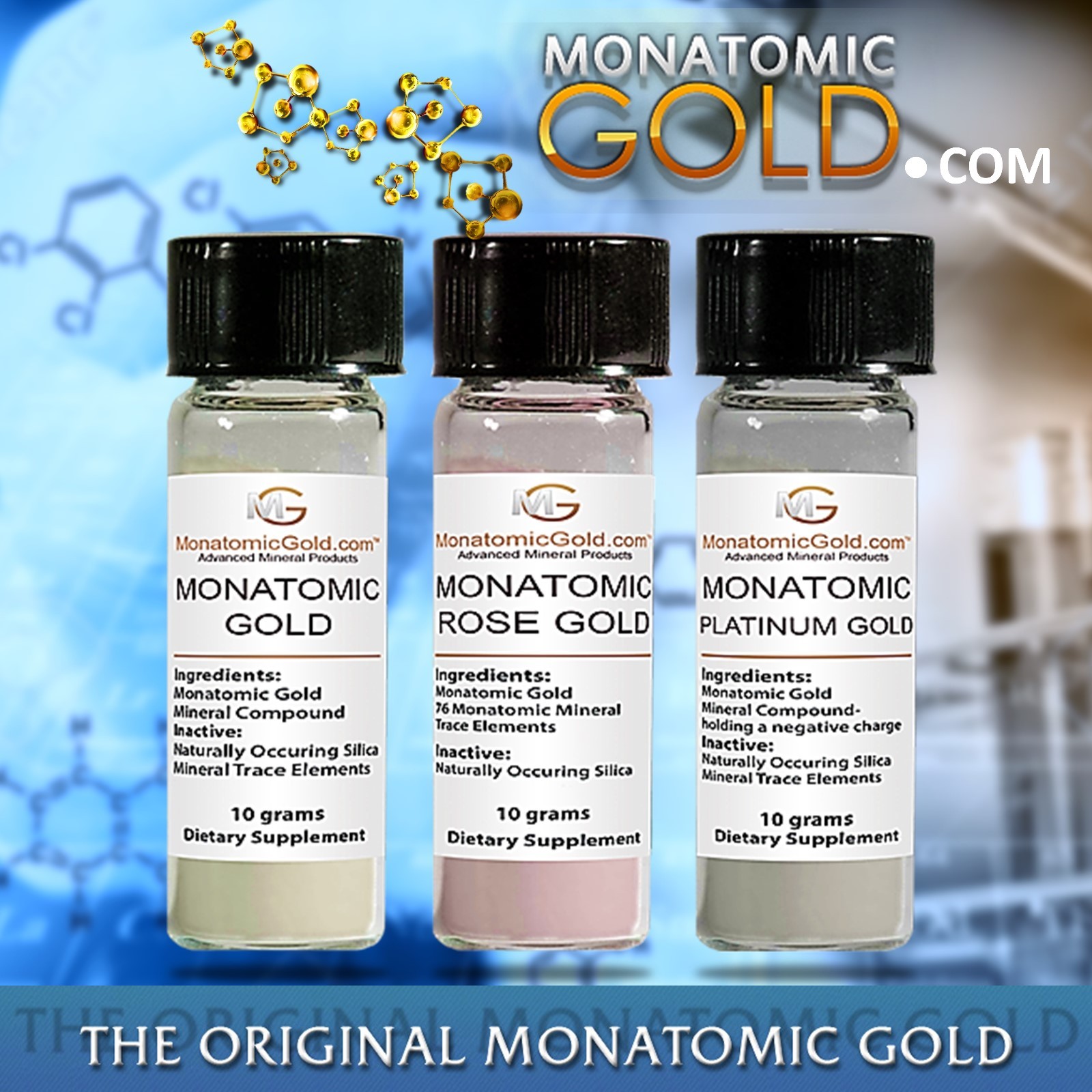 MONATOMIC GOLD *ORMUS* WHITE POWDER GOLD* 100 gram MONOATOMIC GOLD Andara M-5