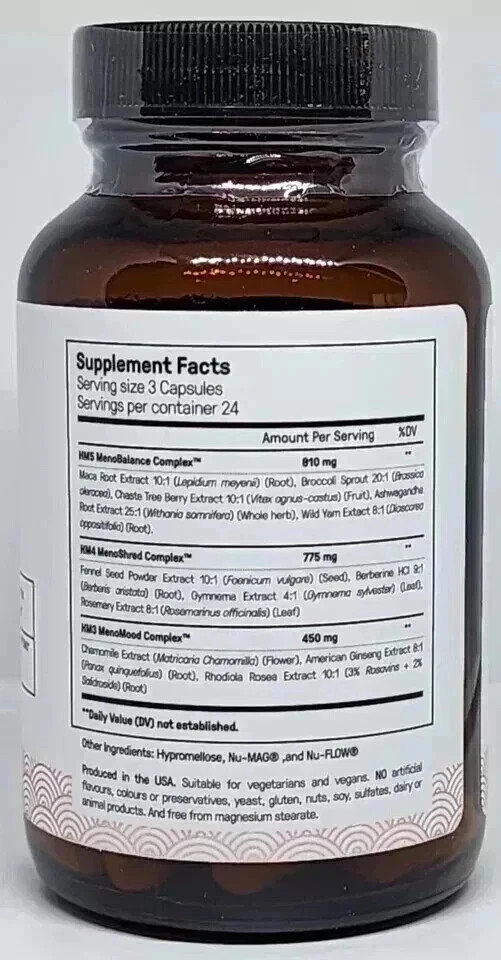 Pack of 2 – Happy Mammoth Hormone Harmony 72 Vegan Capsules – Expires 2026