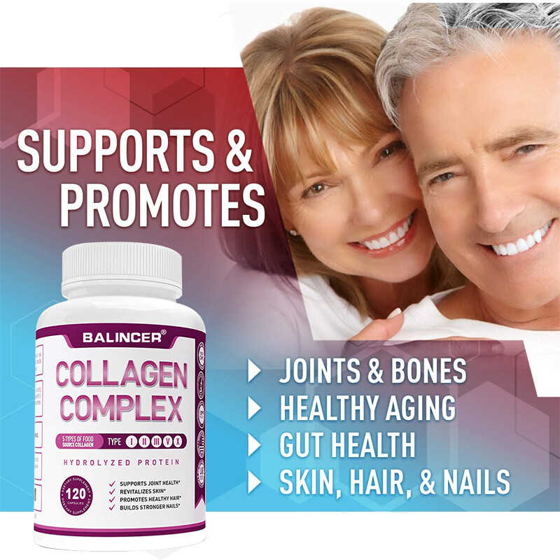 Collagen Capsules – Anti-Aging – Improve Digestive Health – Muscle Recovery