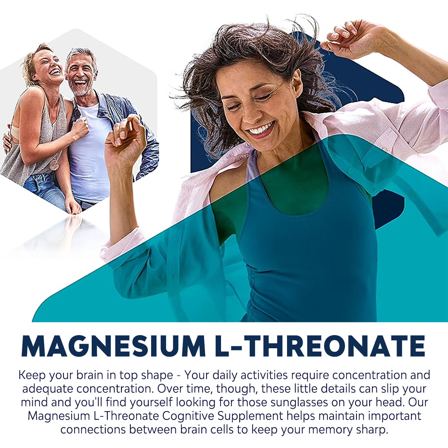 Magnesium L-threonate- Support Focus, Improved Sleep, Mood & Cognitive Abilities