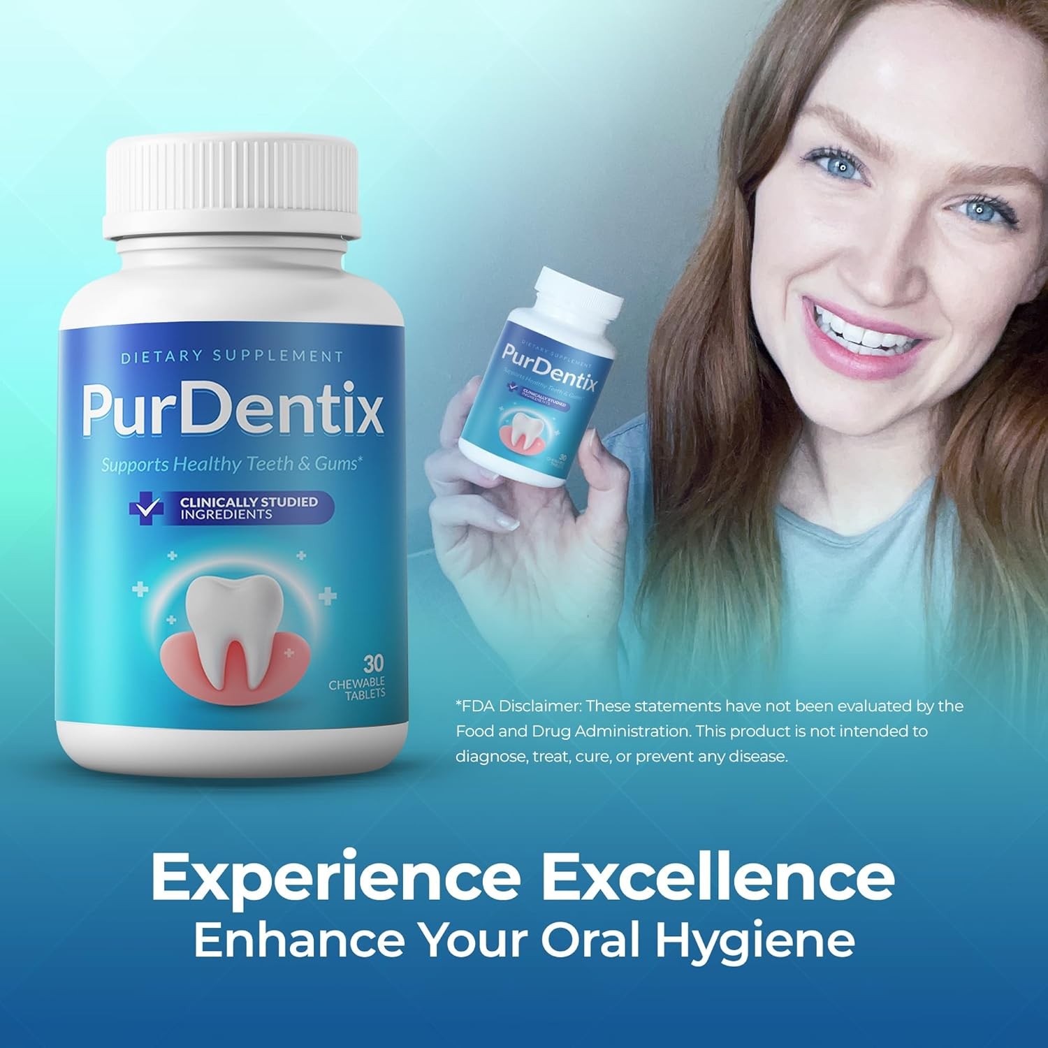 Oral Health Probiotic Chewable Tablets – Supports dental health and fresh breath