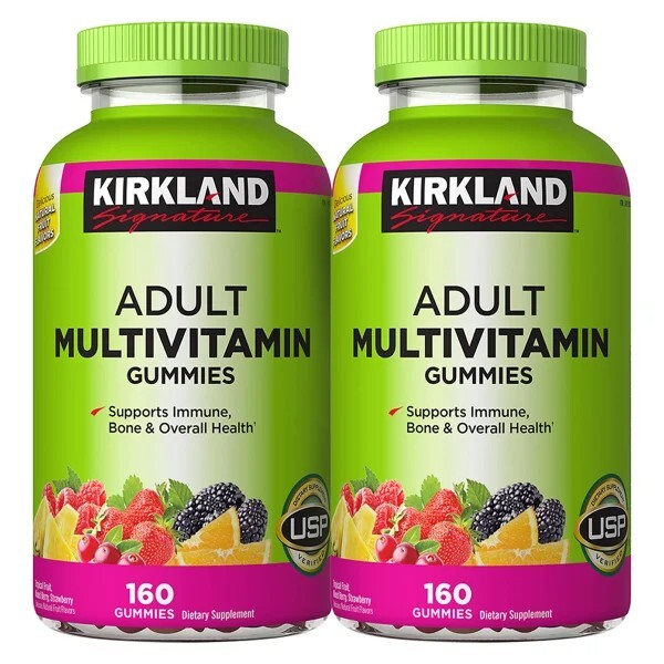 Kirkland Signature Adult Multivitamin, 320 Gummies – Fresh! – Free Shipping!