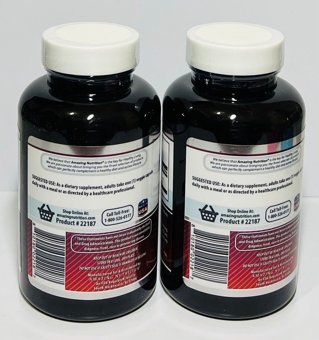 Amazing Formulas Quercetin 500 mg 120 Veggie Capsules Dietary Supplement✅2 PACK