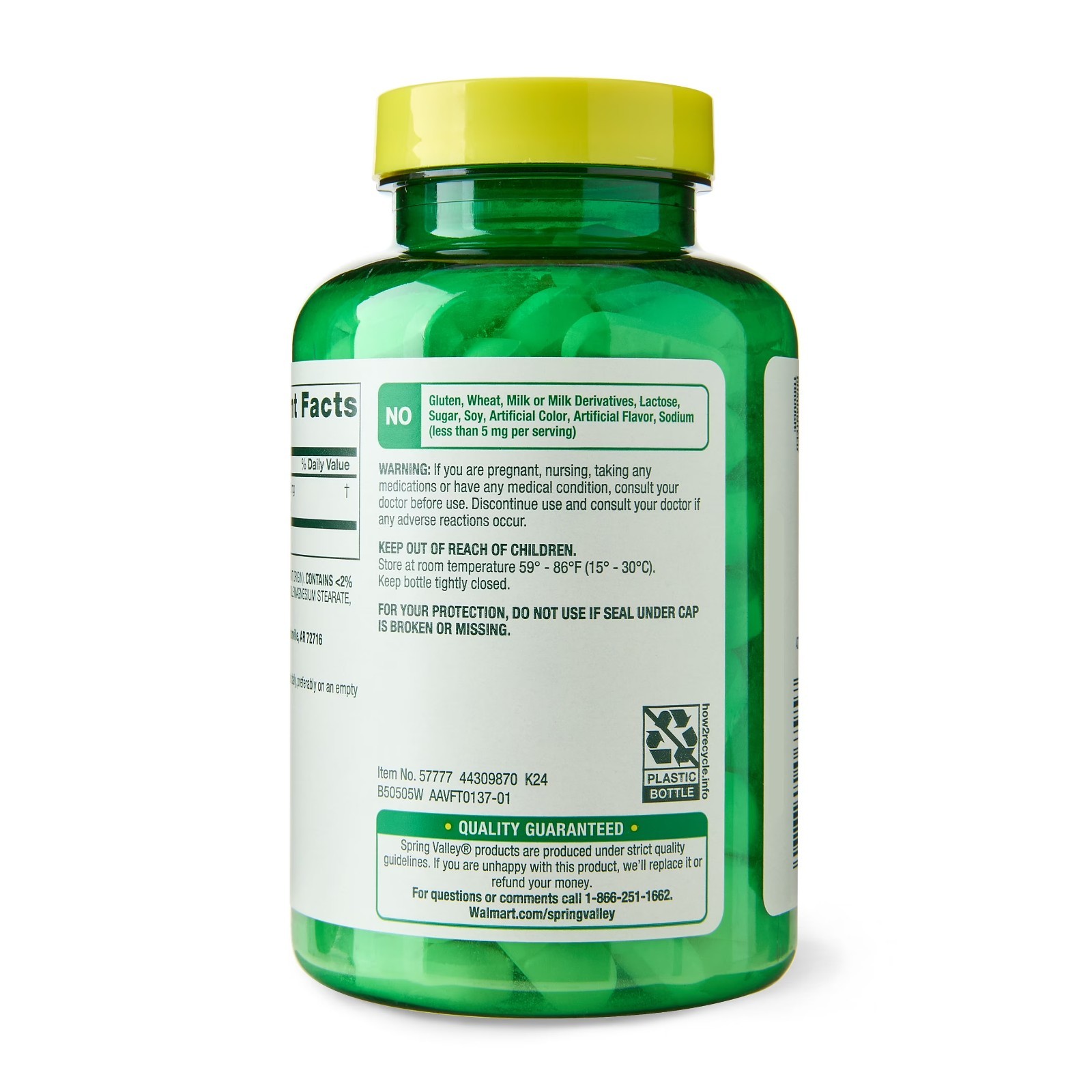 Spring Valley L-Lysine 1000 mg Tablets, 100 Count – Supports Immune Health