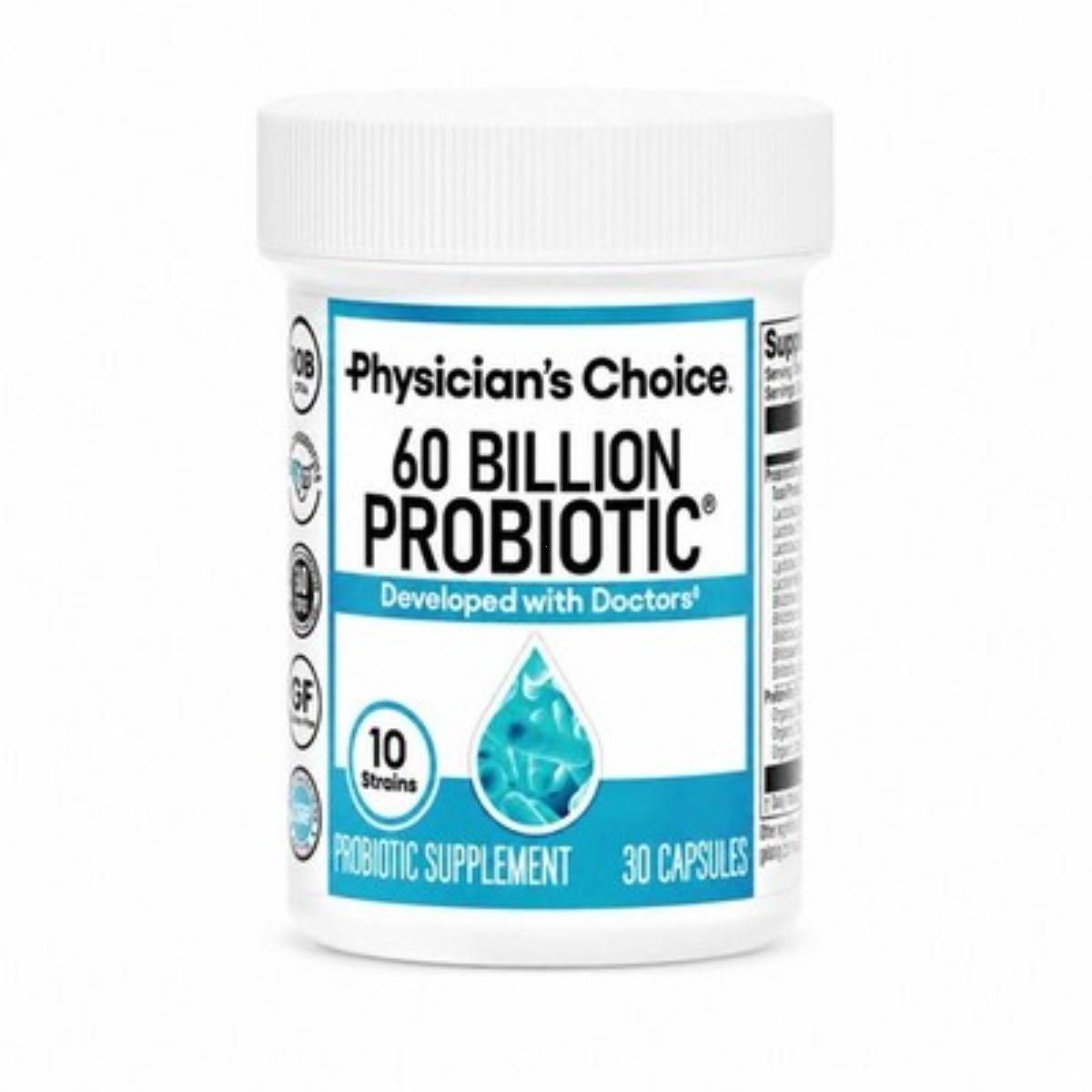 Physician’s Choice 60B Probiotic – Daily Gut & Immune Health, 10 Strains