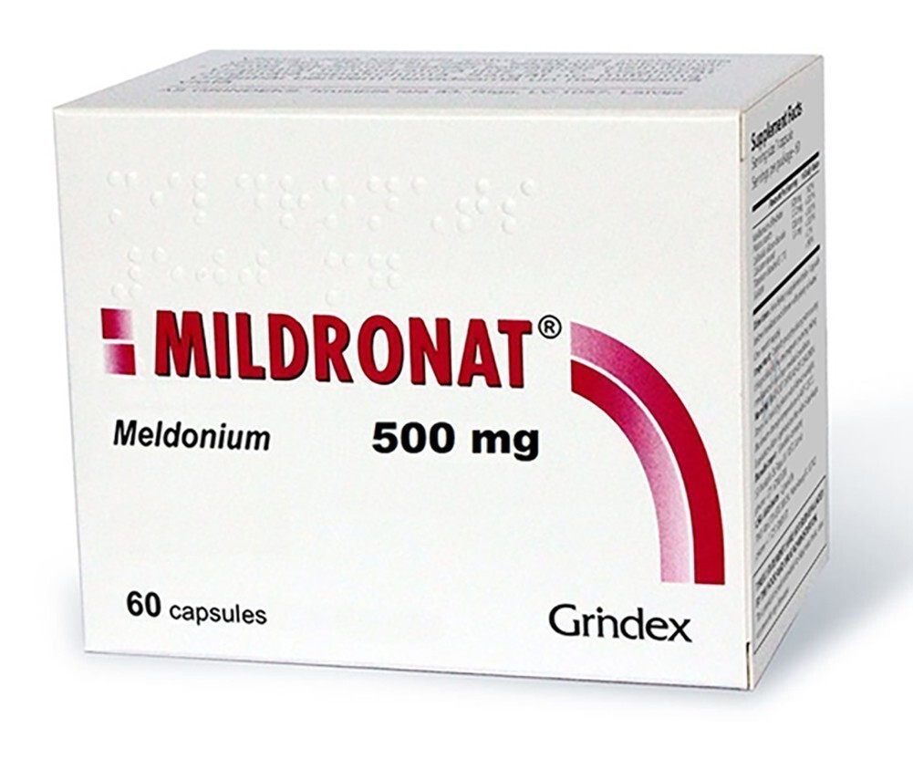 Mildronat Meldonium 500 60 Support to Mitachondria health