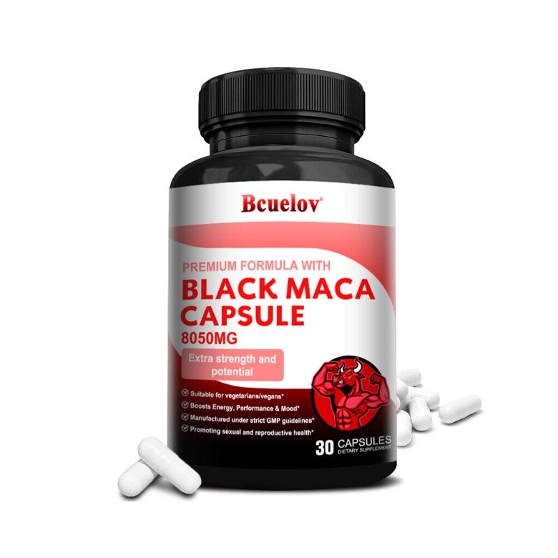 Black Maca Capsules – Contains L-arginine and ginseng to enhance sexual function