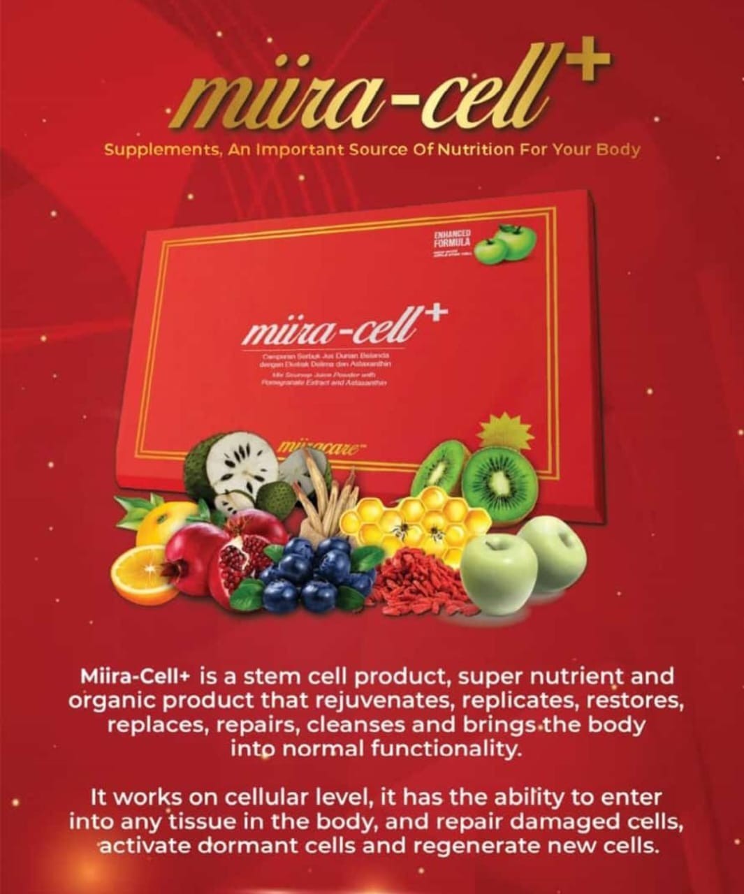 Miira Cell Plus By Revoobit International