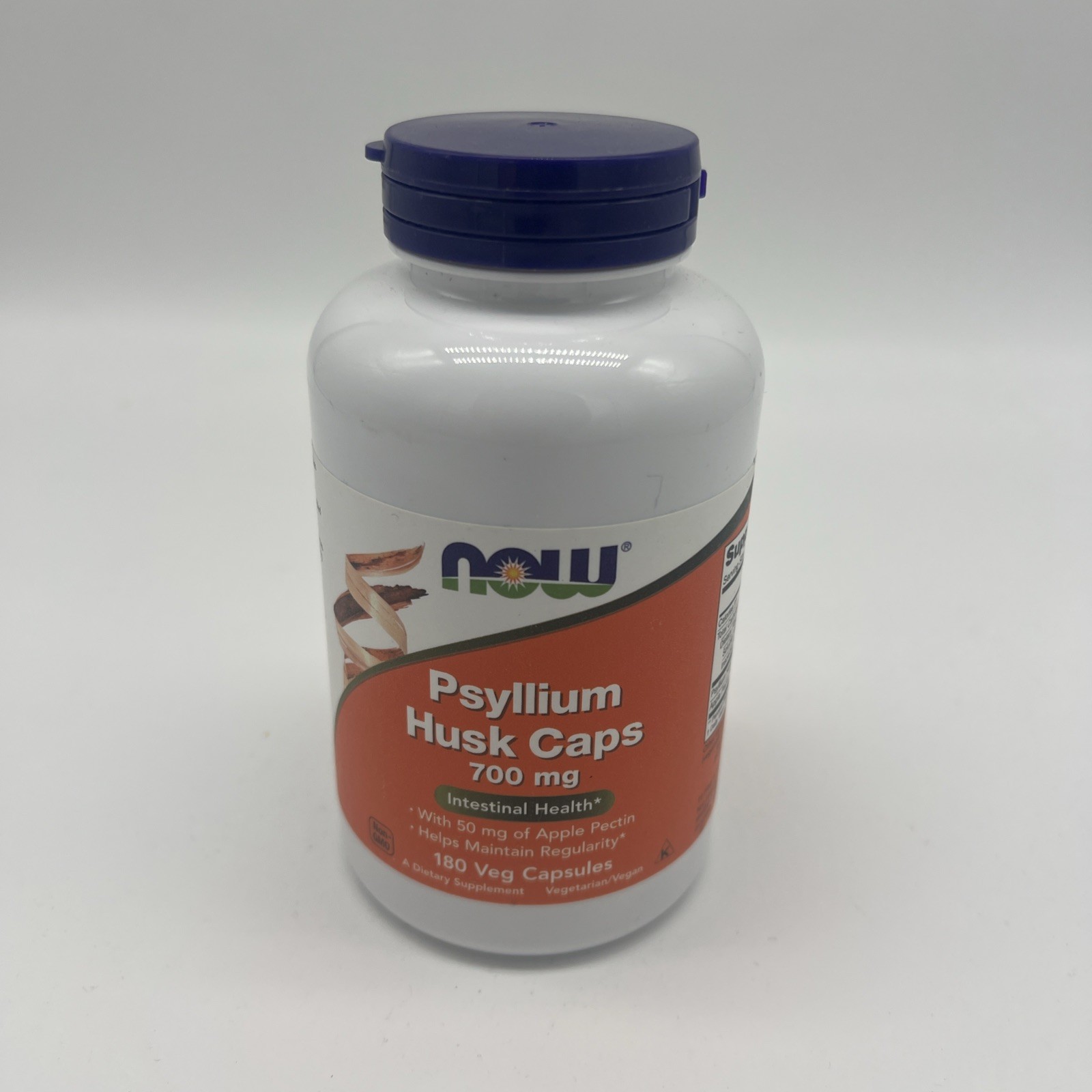 NOW FOODS Psyllium Husk 700 mg 180 Veg Capsules Ex Date 11/2025 Price Reflects