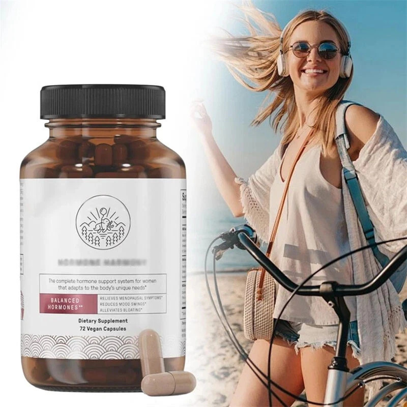 US Happy Mammoth Hormone Harmony Natural Hormonal Support for Women 72 Capsules