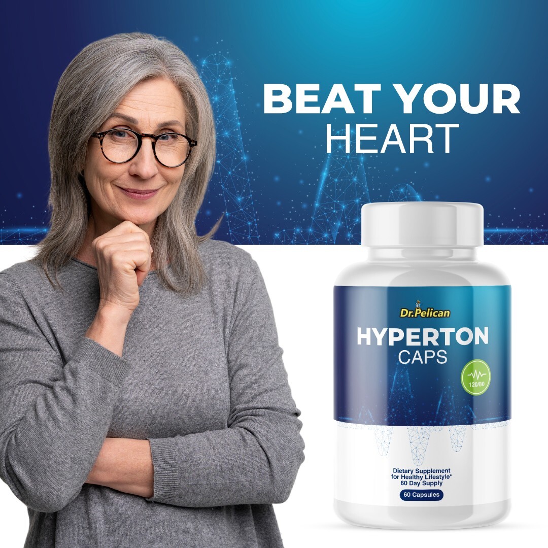 Hyperton Caps- Blood Support- 12 Bottles- 720 Capsules