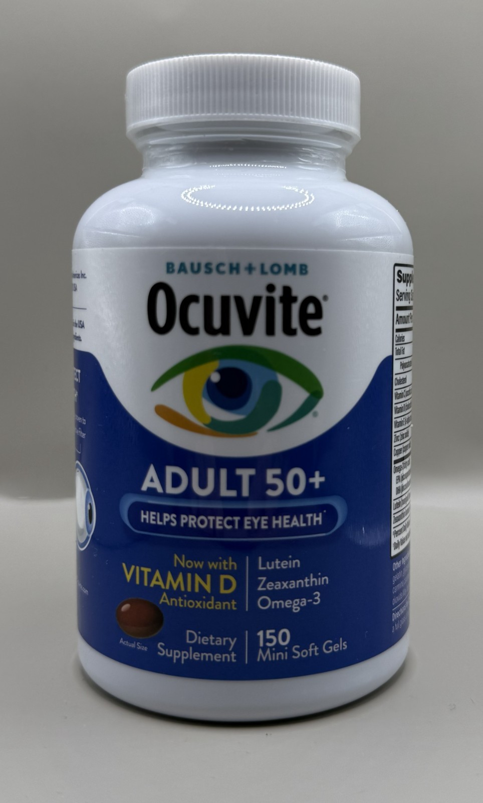 Bausch + Lomb Ocuvite Adult 50+ 150 Soft Gels Eye Health New Free Shipping 04/27