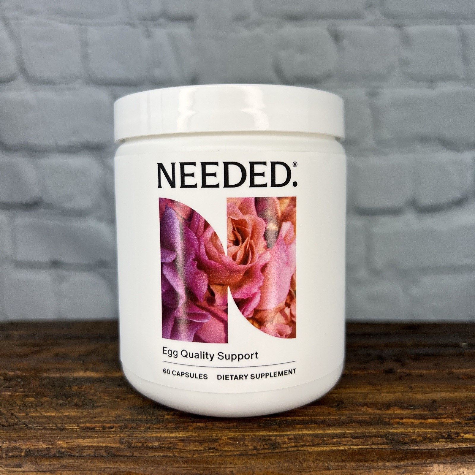 Needed Egg Quality Support 60ct Fertility Supplement Antioxidants for Women