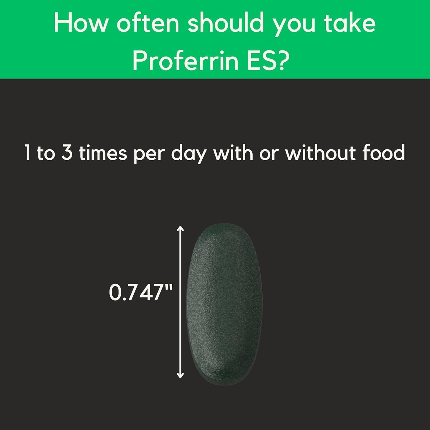 Easy Iron Absorption – 30 Unflavored Tablets with 0.5mg Heme Iron, Gut-Friendly