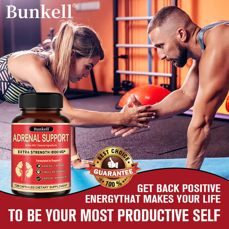 Adrenal Support Supplement – Supports Healthy Adrenal Function-30/60/120Capsules