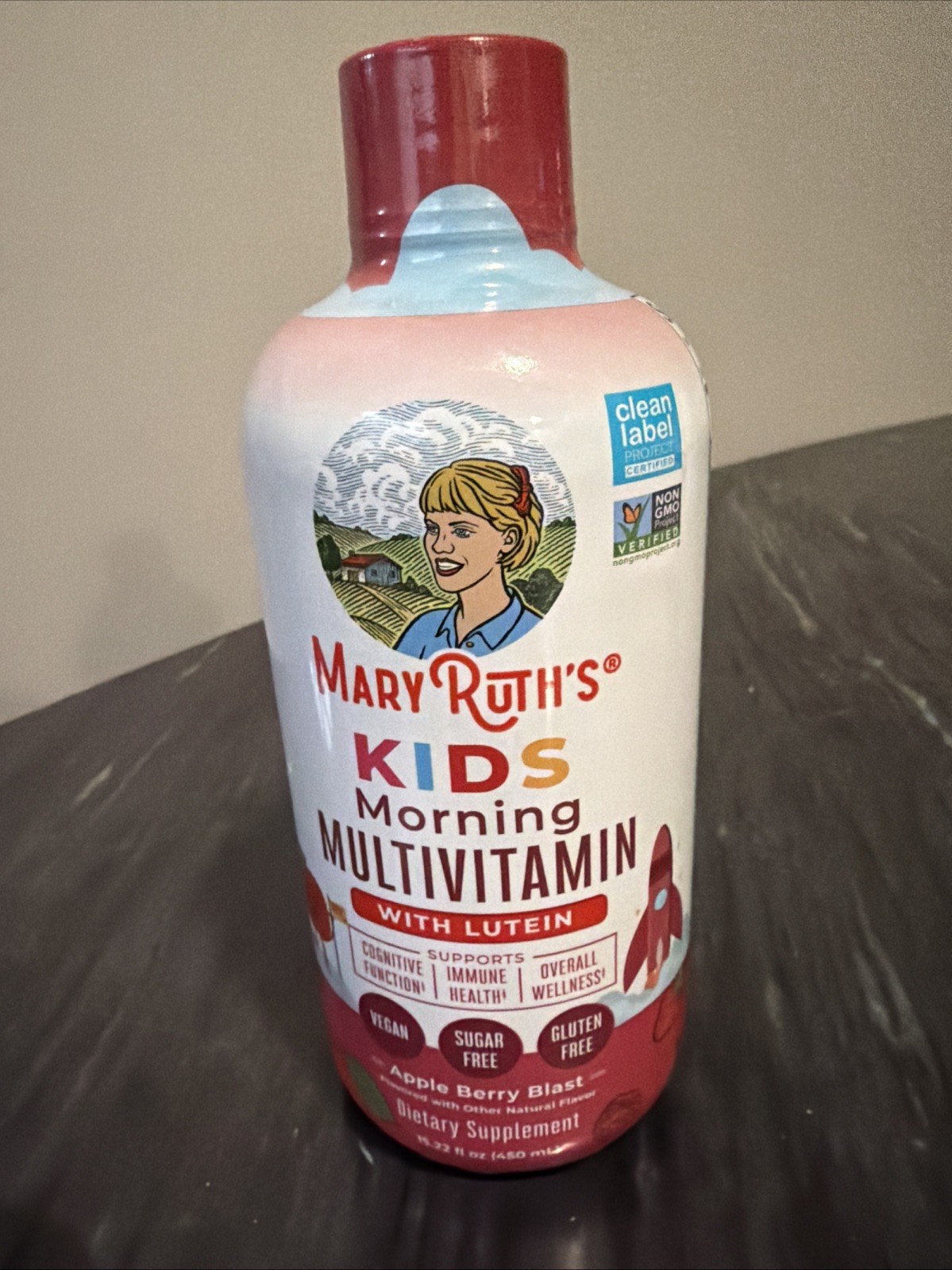 MaryRuth’s Kids Liquid Multivitamin Apple Berry Blast 15.22oz