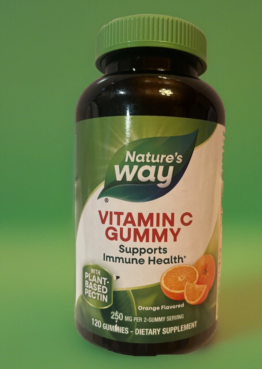 Nature’s Way Vitamin C 120 Gummies, Supports Immune Health Exp:02/2026