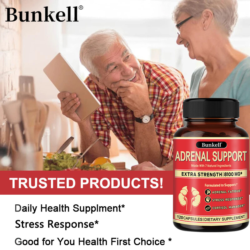 Adrenal Support Supplement – Supports Healthy Adrenal Function-30/60/120Capsules
