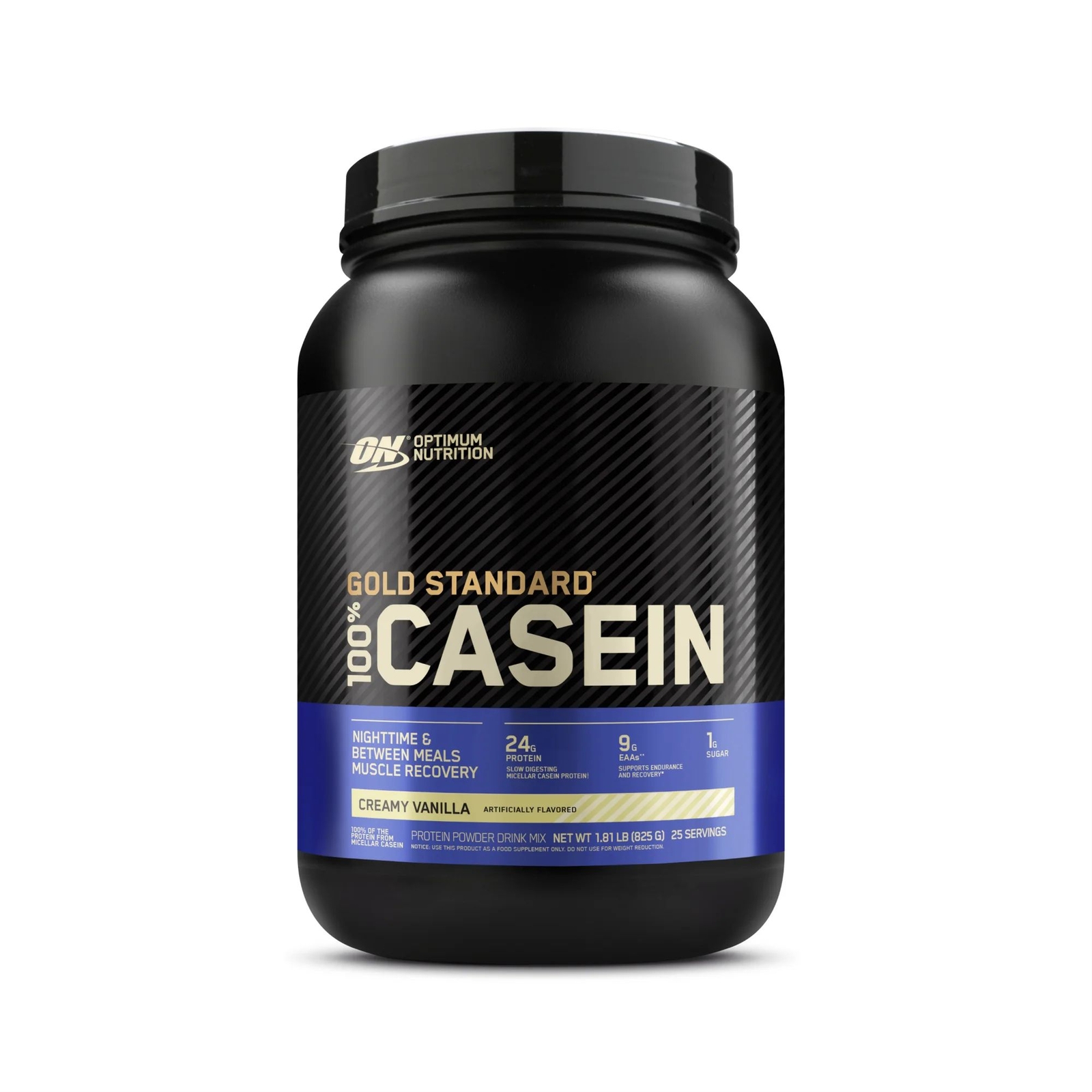 Optimum Nutrition Gold Standard 100% Micellar Casein Protein Creamy Vanilla, 2lb