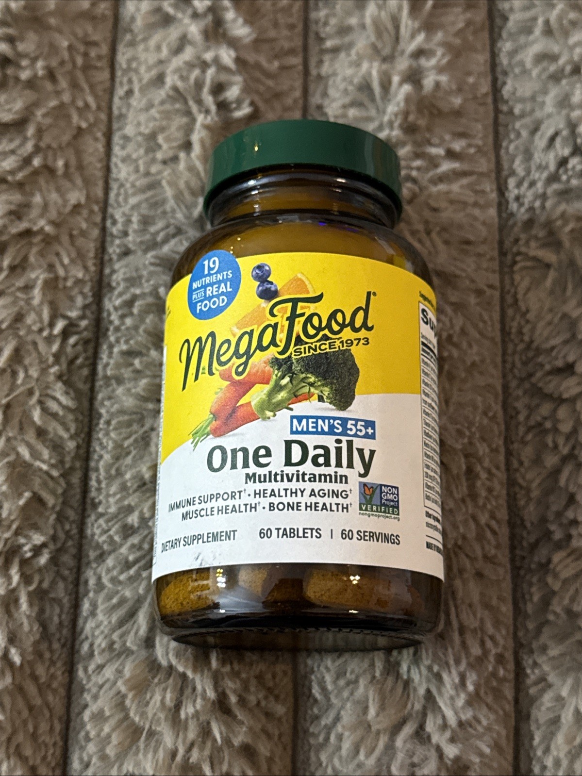 Megafood Men’s 55+, One Daily Multivitamin, 60 Tablets – 2 Month Serving – 09/28