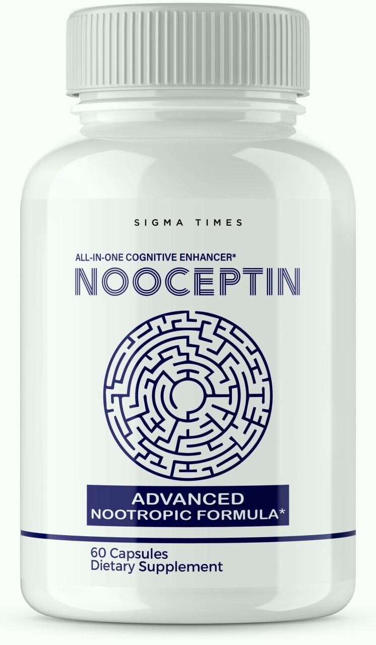 (1 Bottle) Nooceptin – Cognitive Enhancer Capsules for Cognition and Focus