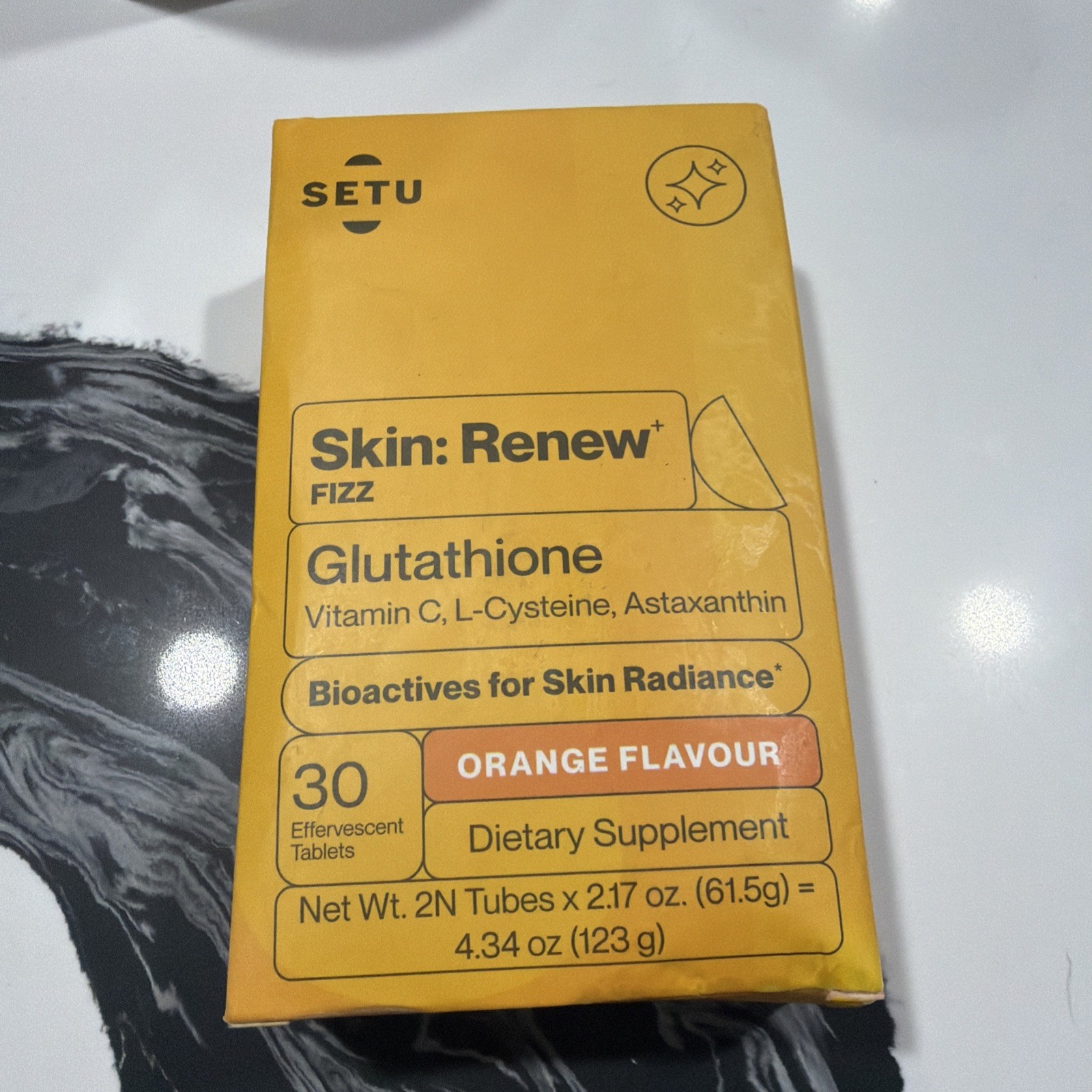 Setu Skin Renew Glutathione Tablet Glowing Skin L-Glutathione 30 Tabs Exp 12/26