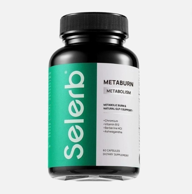 2 BOTTLES-Selerb Metaburn – Chromium, B12&Berberine HCl,60 Caps for Nutrient