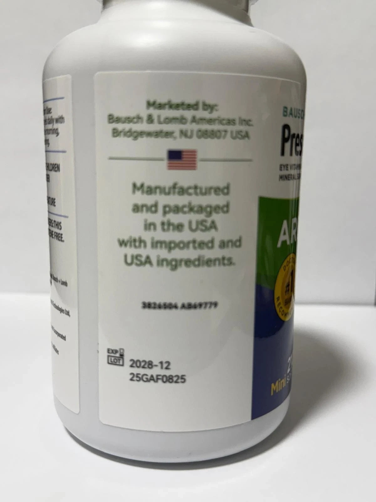 2-Pack PreserVision AREDS 2 210Ct Mini Soft Gels Eye Vitamins Exp 12/2028